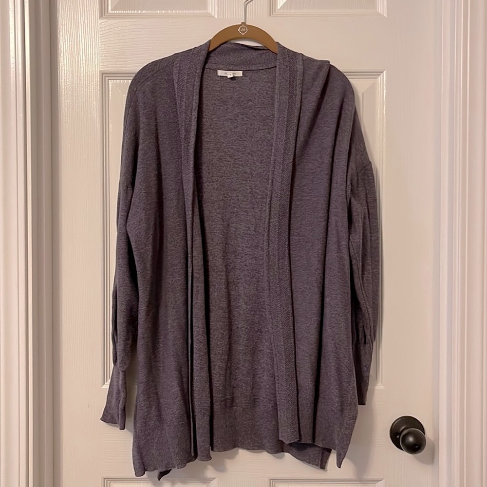 Maurices Deep Purple Knit Cardigan